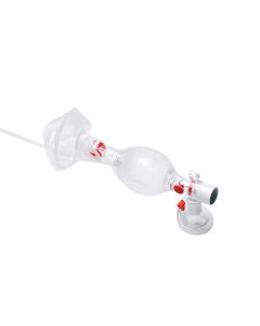 Pallone Monopaziente con Mascherina N°0 Valvola e Tubo Ossigeno SPUR II Neonatale Ambu