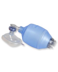 Pallone rianimatore adulto in PVC monouso con mascherina trasparente N5 Gima