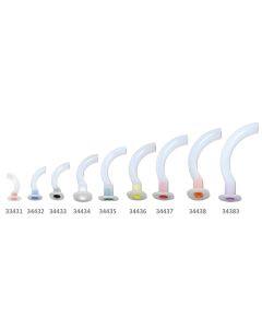 Cannula di Guedel orofaringea sterile mis. 40 mm colore rosa conf. 10 pezzi
