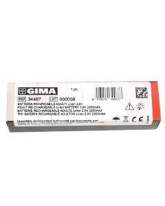 Batteria ricaricabile Li-ion 2,5V AA per laringoscopi adulti GIMA Green/Maxlite