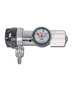Riduttore di pressione UNI con valvola e manometro flusso 0-15 l/min Gima
