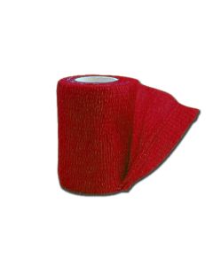 BENDA ELASTICA COESIVA TNT 4,5 m x 10 cm - rossa Gima conf. 10 pezzi