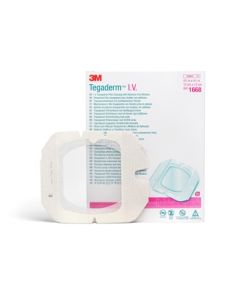 Medicazione trasparente sterile Tegaderm 12x12 cm con finestra per fissaggio cateteri conf. 25 pz 3M