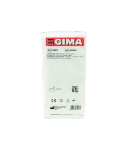 Compresse Garza Cotone non sterile 10x10 cm Conf. 10 pacchi da 100 Pz Gima