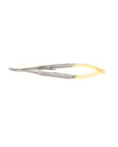 PORTA AGHI BARRAQUER MICRO IN TUGSTENO 13 cm con punte lisce Gima