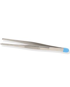 PINZA MEDICAZIONE CHIRURGICA MONOUSO STERILE retta 13 cm, 1x2 denti conf. 25 pezzi