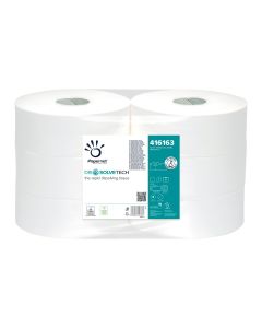 Carta Igienica Maxi Jumbo 500 metri a rapida dissoluzione Dissolvetech confezione 6 rotoli Papernet