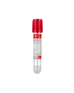 Provette gel e attivatore di coagulazione 5 ml 13 x 100 mm tappo rosso 100 pezzi FL Medical