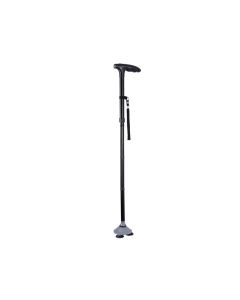 BASTONE CON VENTOSE e LUCE LED - nero