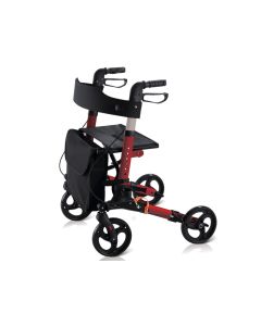 DEAMBULATORE COMPACT - pieghevole di colore rosso 