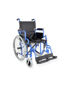 CARROZZINA OXFORD PLUS GIMA - seduta 46 cm in tessuto nero