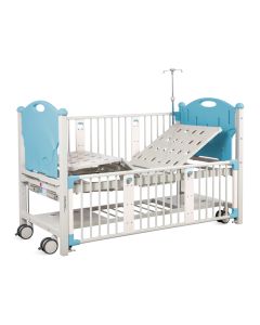 LETTINO PEDIATRICO 2 manovelle azzurro 