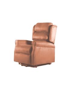 POLTRONA RELAX ELEVABILE GINEVRA 2 motori ignifuga - marrone