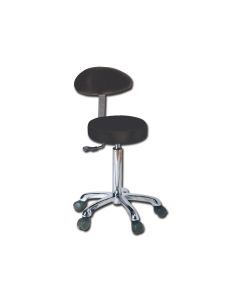 SGABELLO con schienale nero