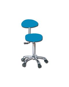 SGABELLO con schienale blu