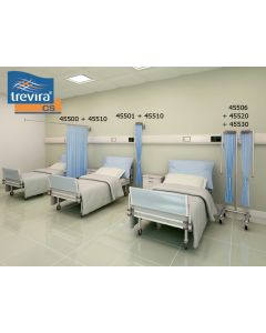 TENDA TREVIRA 175x h 145 cm - azzurra - per carrello