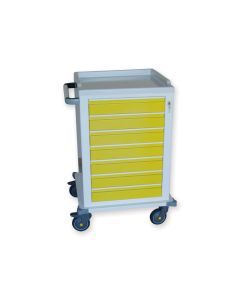 CARRELLO MODULARE verniciato con 7 cassetti