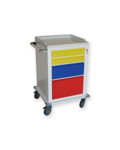 CARRELLO MODULARE verniciato 2+1+1 cassetti