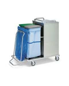 CARRELLO LAVANDERIA CHIUSO in acciao INOX