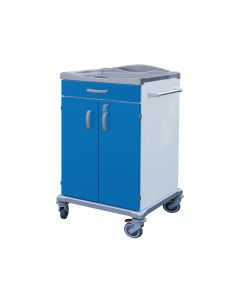 CARRELLO BIANCHERIA PULITA 2 ANTE CON CASSETTO medio