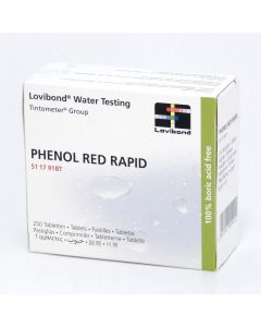 Reagente Phenol Red Rapid in compresse per misurazione del pH Lovibond