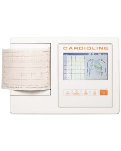 ECG CARDIOLINE 100L BASIC - schermo a colori touch da 5"