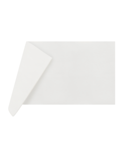Tovaglia 100 x 100 cm Airlaid effetto tessuto 1 velo bianco confezione 25 pezzi Infibra