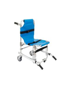 Sedia pieghevole portantina blu per scale 84x52x91 cm Gima