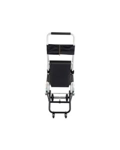 Sedia portantina pieghevole nera 92x52x105 cm Gima
