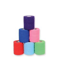 Benda co-plus, coesiva, 6,3m x 7,5cm colori misti conf. 24 pezzi