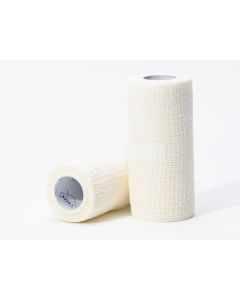 Benda elastica coesiva 10 cm x 4 m latex free confezione da 10 pezzi Gima