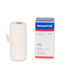 Benda elastomull haft coesiva, 4m x 10cm conf. 10 pezzi