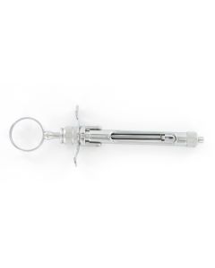 Siringa tubofiala acciaio inox, 2,2cc conf. 1 pezzo