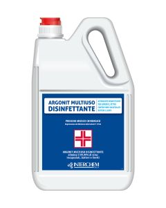 INTERCHEM ARGONIT MULTIUSO DISINFETTANTE disinfettante alcolico per superfici 5 litri