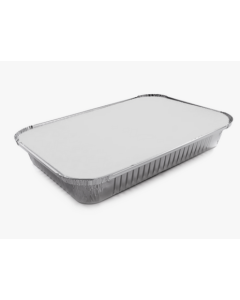 Vaschetta alluminio 6 Porz. con coperchio 25 pezzi R12L - Compak