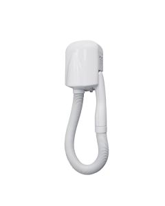 Asciugacapelli da parete Yul con tubo-14×9,3×51,7 cm-Medial