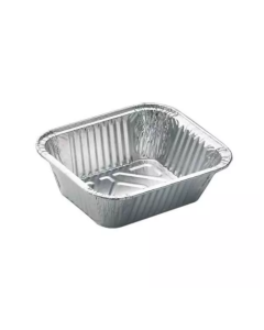 Vaschetta alluminio 1 Porz. senza coperchio 100 pezzi R1G - Compak