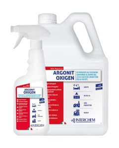 Detergente igienizzante all'ossigeno attivo per superfici 750 ml Interchem Argonit Oxigen