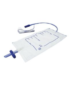 Sacca urina da gamba 750 ml con rubinetto e valvola antireflusso tubo 10 cm 10 pezzi Gardening
