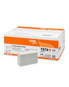 Asciugamano piegato a V 21,5 x 21 cm 2 veli confezione 3000 pezzi Celtex Save