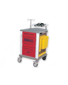 Carrello d'emergenza Karrel Small misura 67 cm x 64 cm x h 100-160 cm