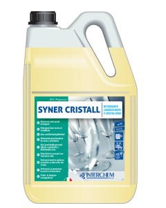 INTERCHEM SYNER CRISTAL detergente lavastoviglie specifico per bicchieri e cristalleria 6 kg