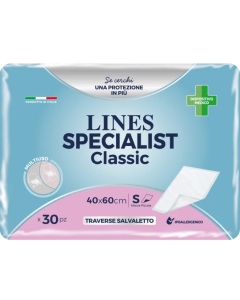 Traversa assorbente per letto 40 x 60 cm da 30 pezzi Lines Specialist Classic