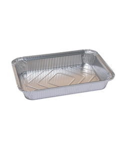 Vaschetta alluminio 6 Porz. senza coperchio 50 pezzi R5G - Compak