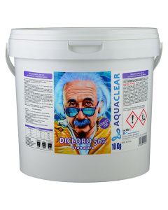 Dicloro granulare 56% diidrato per piscine secchiello da 10 kg Aquaclear