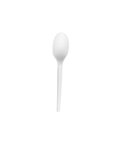 Cucchiaio compostabile monouso in CPLA 12,5 cm confezione da 50 pezzi - Brenta