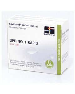 Reagente DPD 1 Rapid in compresse per misurazione del cloro libero Lovibond