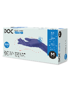 Guanti in nitrile azzurro senza polvere da 100 pezzi Gardening Eko Zero Ultra Light & Soft