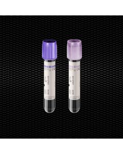 Provette K3 EDTA per emocromo 13 x 75 mm 3 ml tappo viola sterili 100 pezzi Vacutest Syntesys