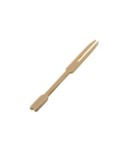 Forchettine in Bamboo 2 punte per aperitivi conf. 500 pezzi